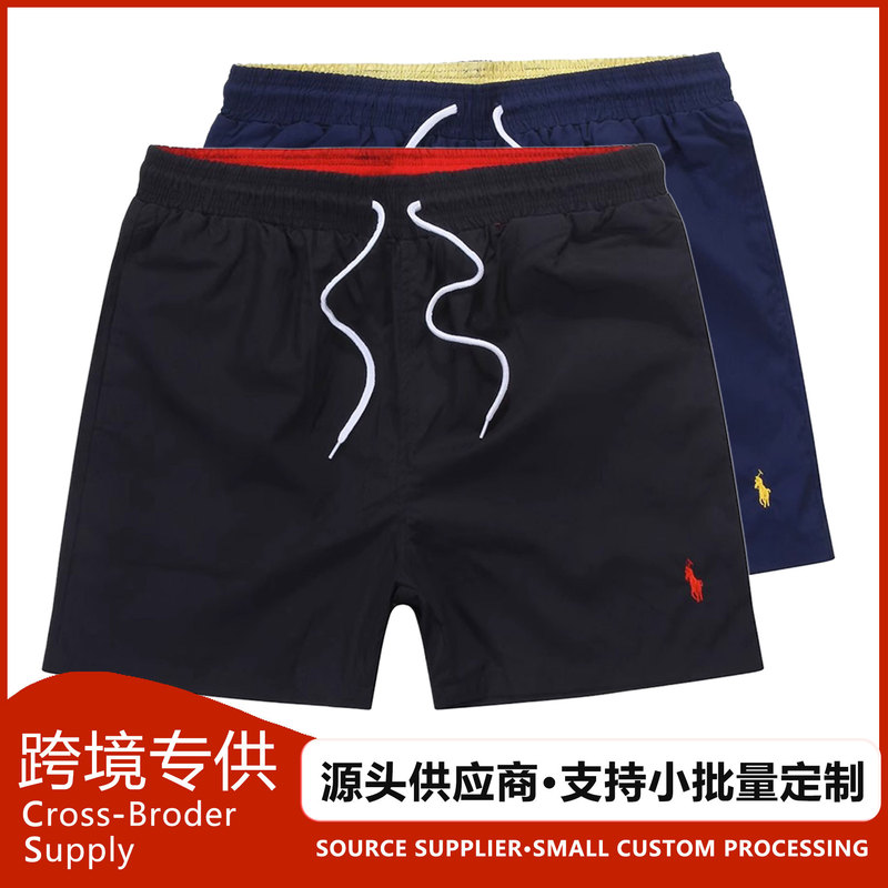 2026 Summer Casual Surfing Loose Three-Quarter Shorts Home Sports Fitness Beach Quick-Dry Beach Shorts Men's Swim Trunks