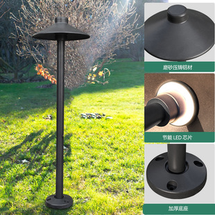 Led Outdoor Lawn Lamp Square Courtyard Community Garden Lawn Lamp Outdoor Electrically Connected Die-Cast Courtyard Lawn Lamp