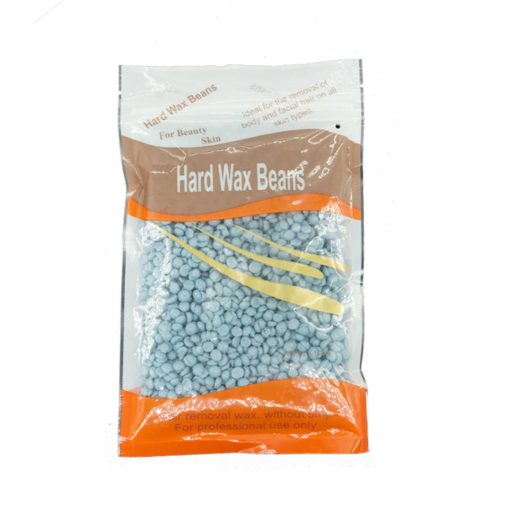 Cera de frijol cera de depilación cera de frijol cera dura nariz pelo cera de abejas sin papel cera sólida terapia frijol 100g cera dura transfronteriza frijol