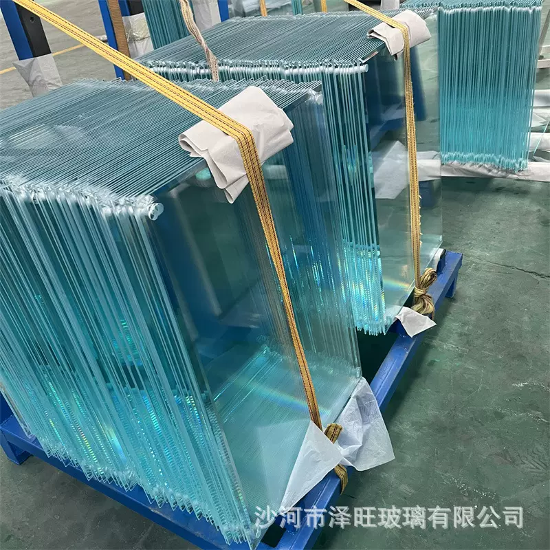 厂家定制白钢化玻璃 精磨边亮度好影楼用玻璃 规格齐全量大优惠