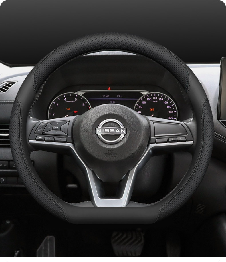 Suitable for Nissan Steering Wheel Covers for 14Th Generation Sylphy, Classic Teana, Qashqai, X-Trail, Sunny, and All-Season Universal Car Steering Wheel Covers