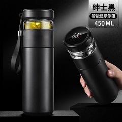 新款茶水分離保溫杯316不鏽鋼水杯男士家用加厚杯子陶瓷禮盒茶杯