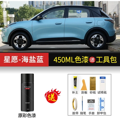 pink modified Xingyue car – Avtomobil boya qələmləri - star-wishsea-salt-blue450ml-paint-tool-kit