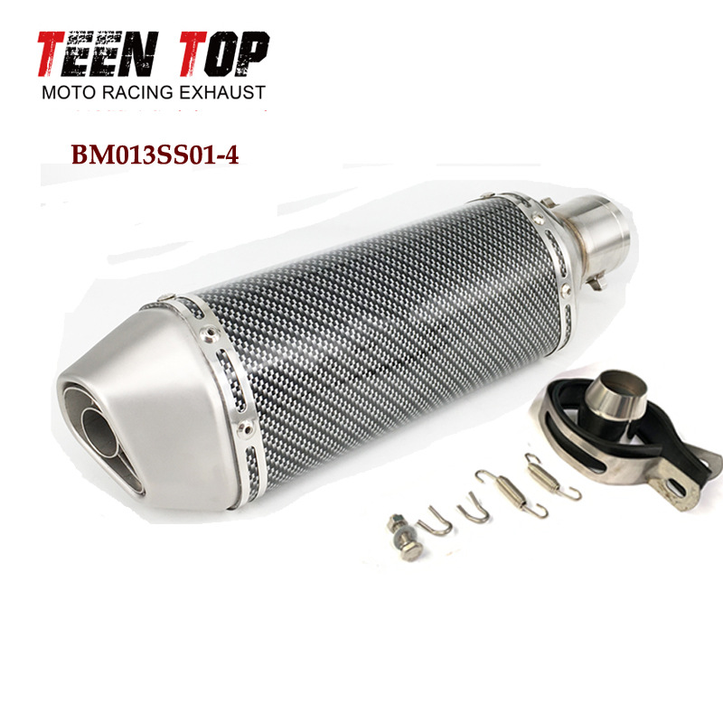 Suitable for Motorcycle Modification, the Scorpion Small Hexagonal Exhaust Pipe Is Suitable for Suzuki, Chunfeng, and Universal Exhaust Pipes