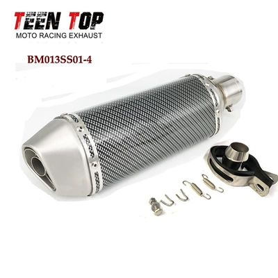 Exhaust manifold Scorpion Small Hexagonal Exhaust Pipe - 01-small-hexagonal-snakeskin-body-titanium-tail