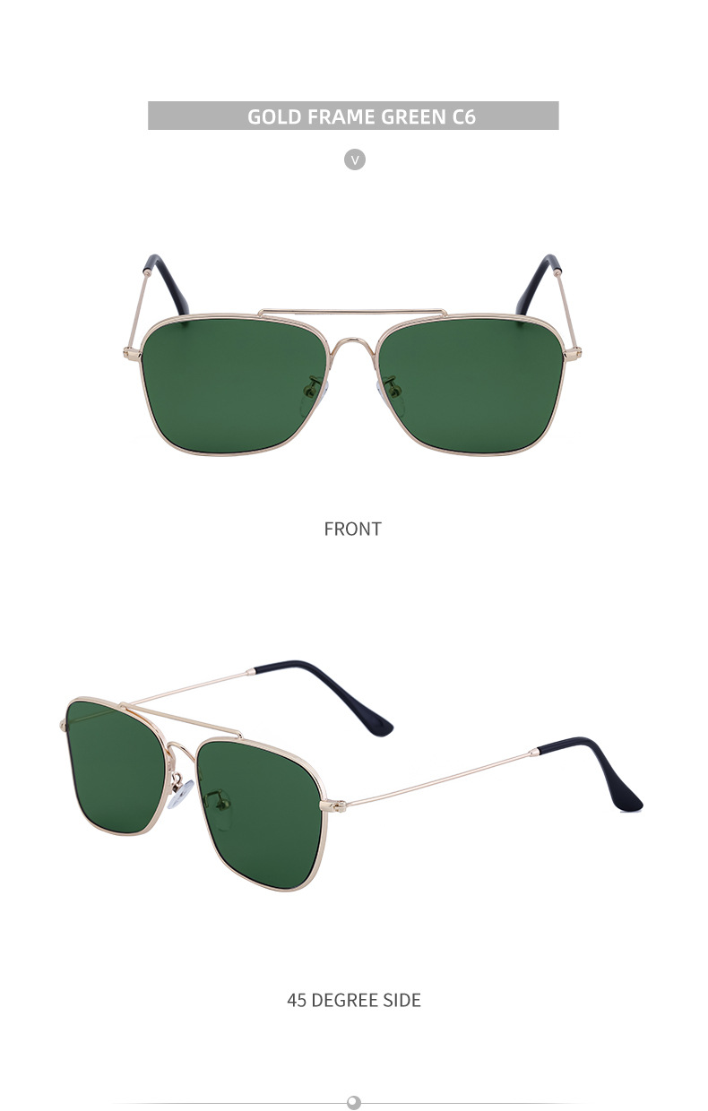 Verres réfléchissants européens et américains, lunettes de soleil, lunettes de soleil en boîte à la mode pour hommes, miroirs extérieurs à la mode pour hommes, nouvelle collection 2024_voghion.com