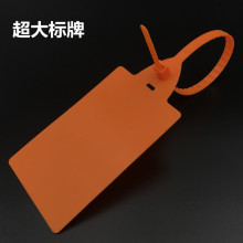 大标牌塑料封条一次性盗拆锁扣德邦安能物流编织袋捆绑记号牌