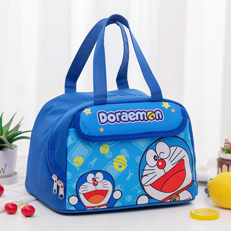 漫画かわいい小学生弁当バッグハンドランチバッグ子供用大容量防水耐油ハンドバッグ|undefined