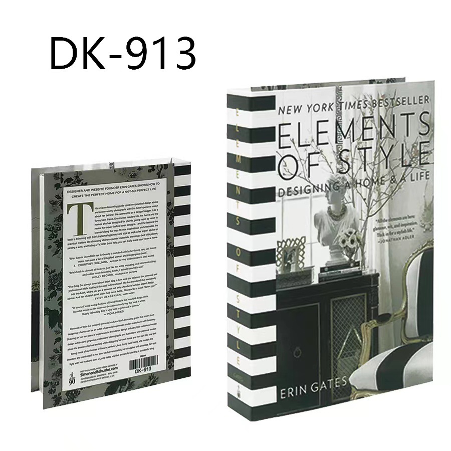 Libros falsos plegables estilo nórdico/INS, props de fotografía, decoración suave, muestra de fábrica