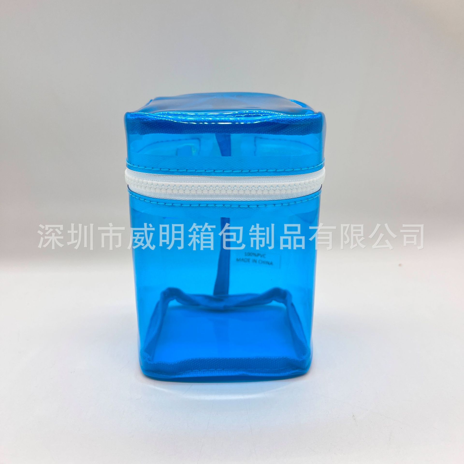 ����С���ữױ���ļ��๦��PVC��͸��PVC��ױ�� ��ӡLOGO