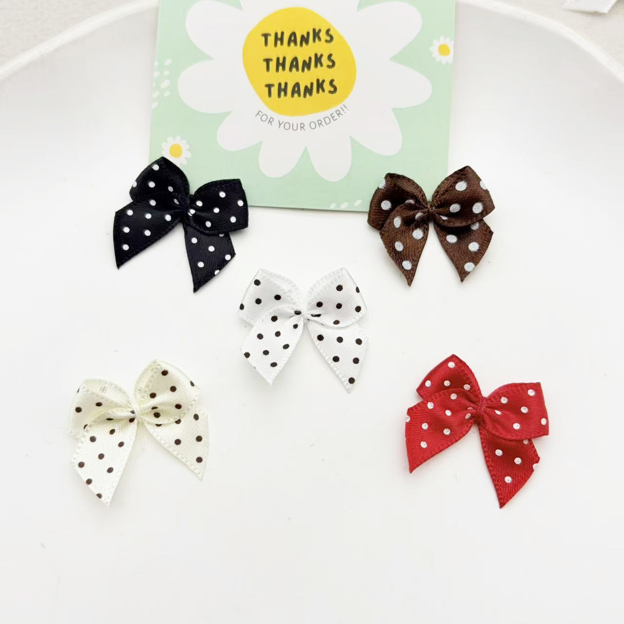 small accessory handmade with bow