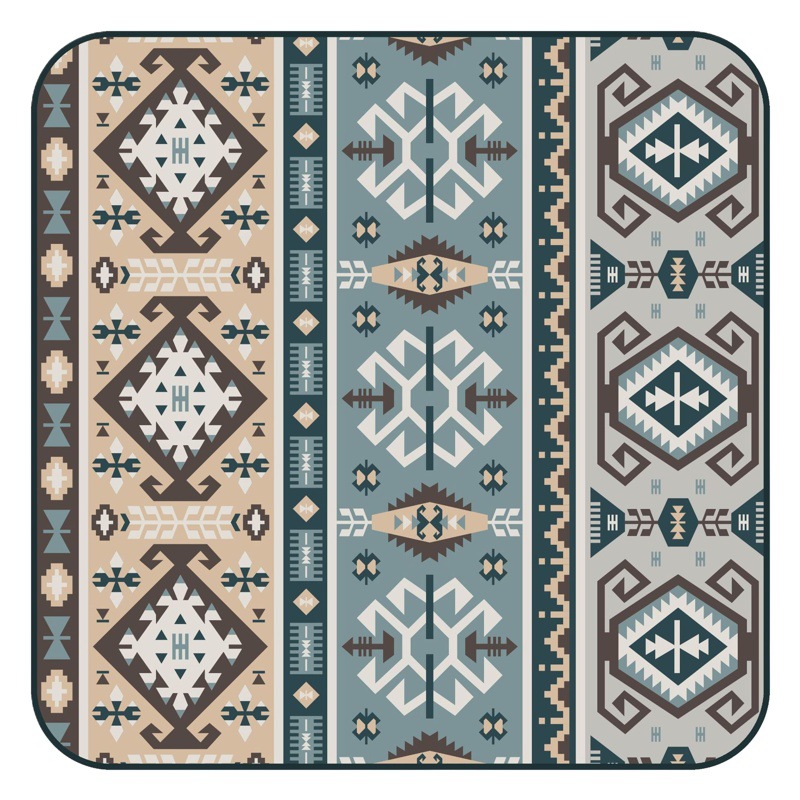 Estilo étnico al aire libre alfombra de piso estera de culto hogar estera de picnic estera a prueba de humedad portátil engrosada estera de camping césped paño de picnic