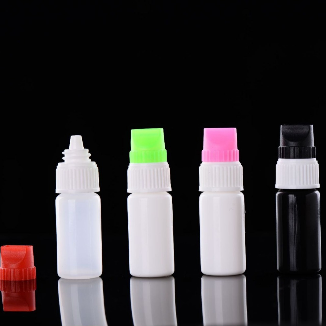 批发现货4ml塑料滴瓶眼药水瓶滴眼液瓶挤压分装色素瓶滴瓶塑料瓶