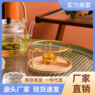 Light Luxury European Style Hollow Hot Pot Rack Multi-Style Alcohol Stove Small Hot Pot Scented Tea Star Hotel Tableware Vintage Ornaments
