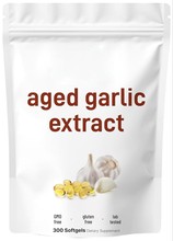 新品亚马逊跨境热销Aged GarlicExtract无味大蒜油软胶囊支持O EM