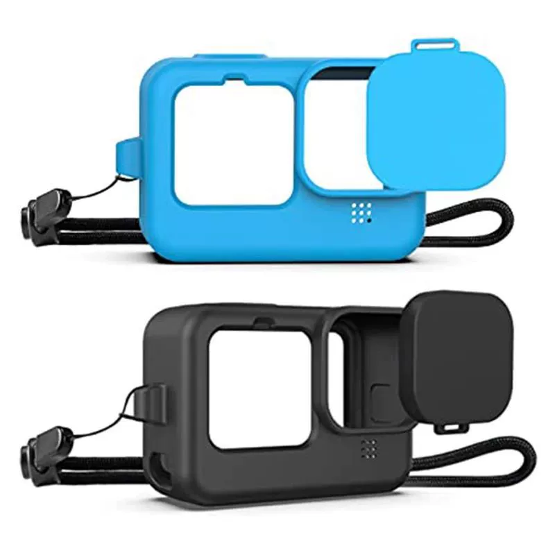 Silicone rubber sleeve, protective case, protective camera, lens with accessories, fall protection