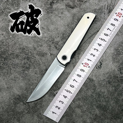 卸売アウトドア牛骨柄ナイフ鍛造SKD-11折りたたみナイフポケットナイフ携帯防身多機能折りたたみナイフ