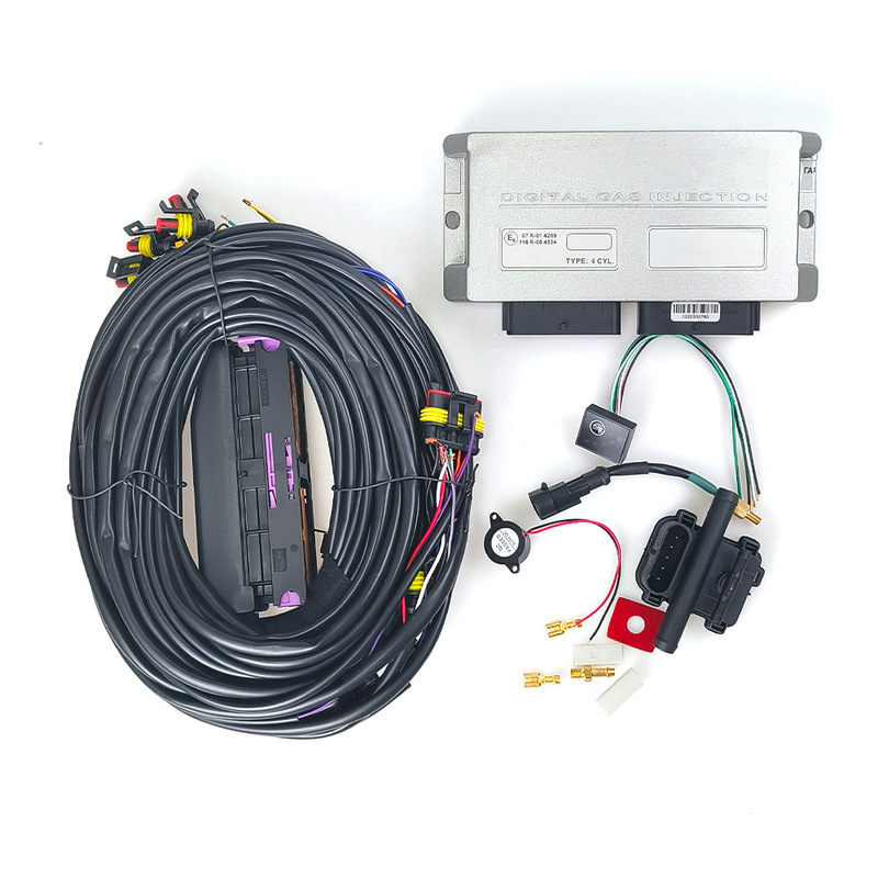 Lpg/Cng Car Oil to Gas Electronic Control 6 Cylinder Cyl Modified Ecu Control System Kit Gas Car Accessories