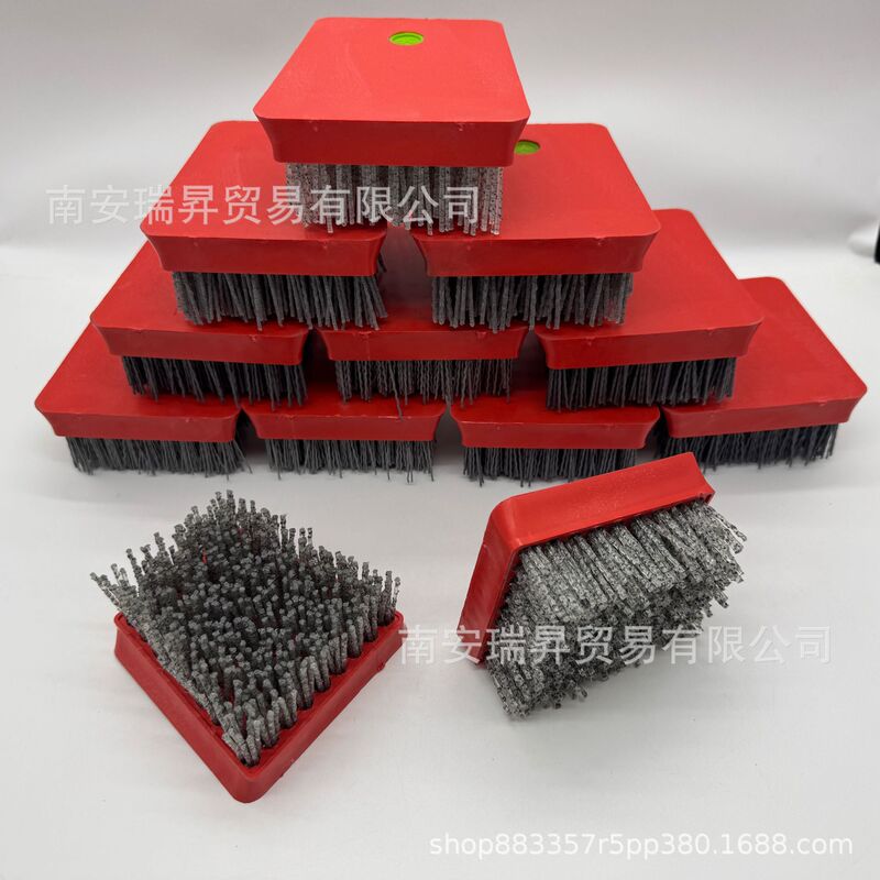 Horseshoe-Shaped Marble Antique Brush Nylon Silicon Carbide Leather Brush Matte Brush Polishing and Grinding Brush