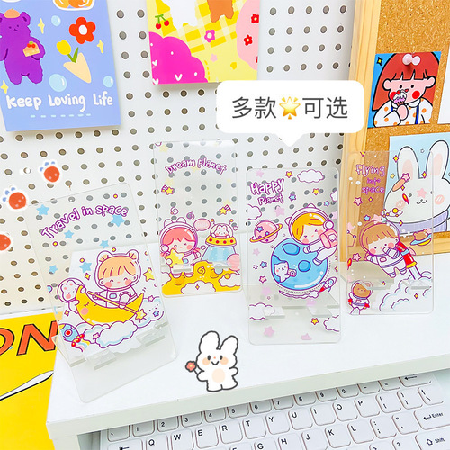 Desktop simple transparent acrylic writing board college student office shorthand message board meeting memo board
