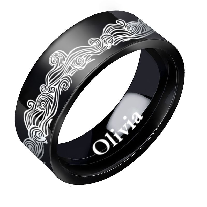 Fashion Geometric Stainless Steel Unisex Rings