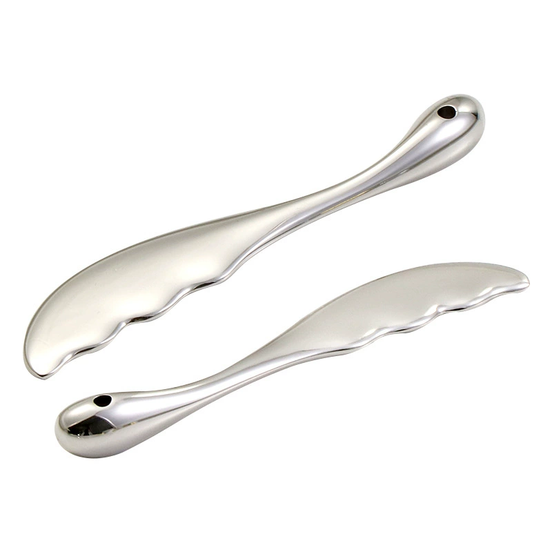 Eye cream, metal cosmetic massager, easy application