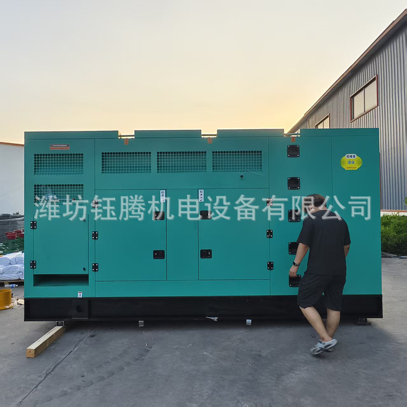 Weichai Co., Ltd. 500KW diesel generator set manufacturer for fire inspection in hospitals and hotels, 380V fully automatic