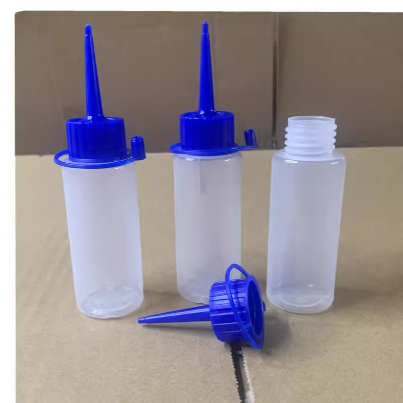 Plastic sand painting small empty bottle color long mouth bottle pointed bottle transparent small empty bottle pigment bottle colored sand bottle bottle