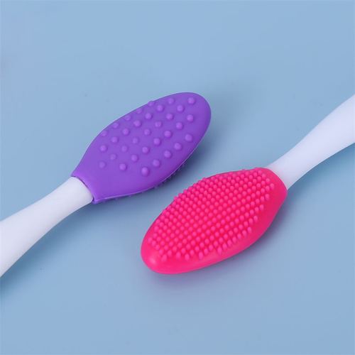 Silicone nose brush blackhead brush nose brush double-sided lip face cleaning brush nose silicone cleaning nose brush