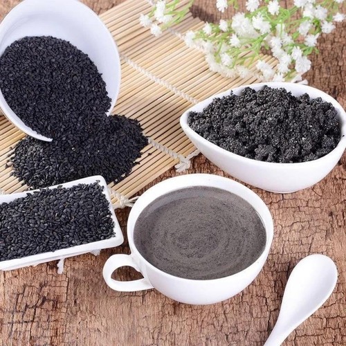 Wholesale trendy same-style freshly ground pure black sesame powder, meal replacement new product, ready-to-eat and dry-eatable, direct source.
