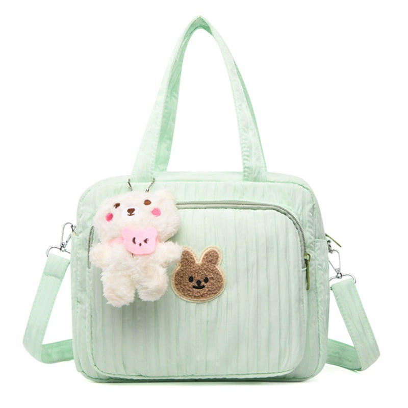 Портативная изолированная сумка с медведем, диагональная сумка для пикника, сумка для обеда, портативная водонепроницаемая сумка для мамы, трансграничная