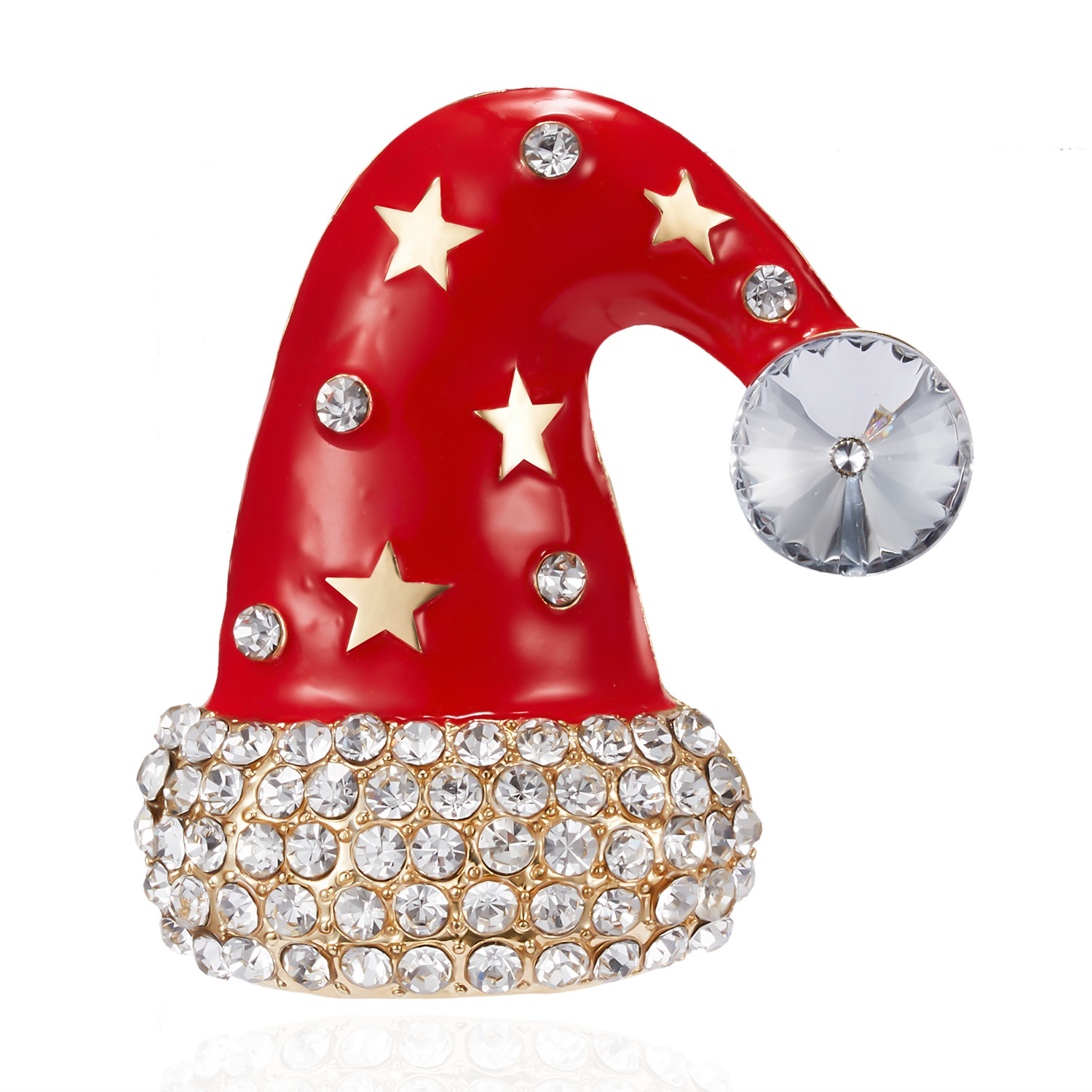 Neue mode personalisierte glocke brosche Weihnachten serie legierung strass corsage_voghion.com