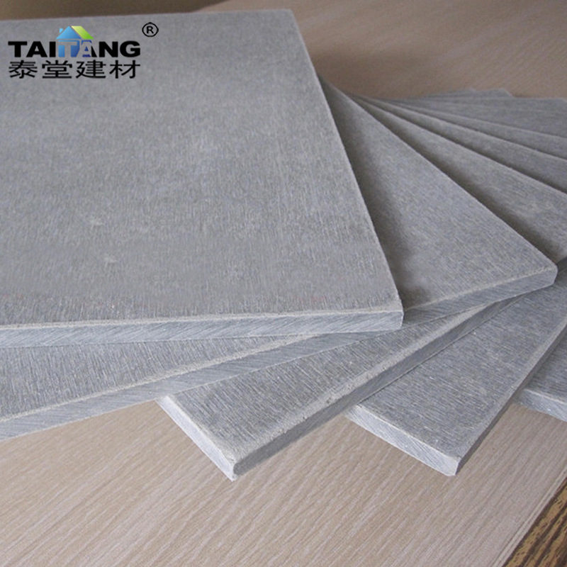 Tablero de presión de cemento Tablero de piso de compartimento Tablero de fibra ignífugo Tablero de hormigón de estructura de acero Tablero decorativo de silicato de calcio para piso
