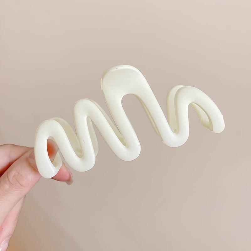 Horquilla de temperamento elegante francés, pinza de tiburón de acrílico para mujer, pinza de agarre grande, accesorios para el cabello, horquilla de sensación de alta calidad al por mayor