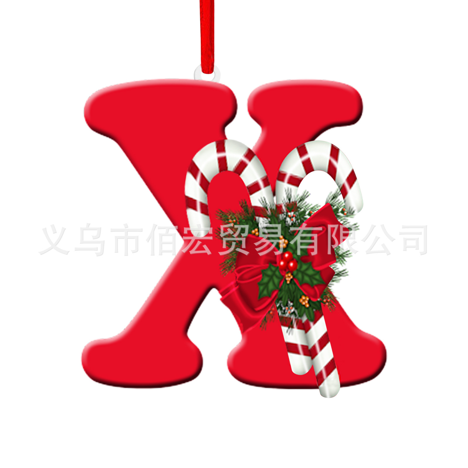 Nuevo alfabeto inglés creativo transfronterizo acrílico plano árbol de Navidad decorativo regalo de decoración de fiesta image 29