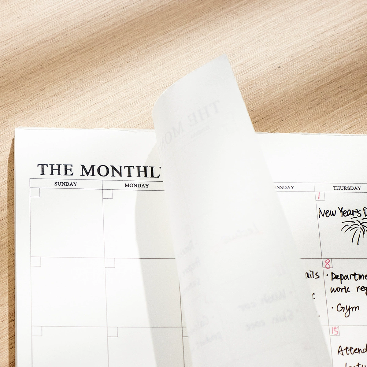 Переходно-граничный спот Weekly план съемный блокнот офис monthly планер Amazon TEMU, SHEIN