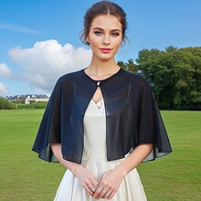 跨境新款雪纺珍珠披肩洋气时尚精品凉感防晒薄款百搭日韩风