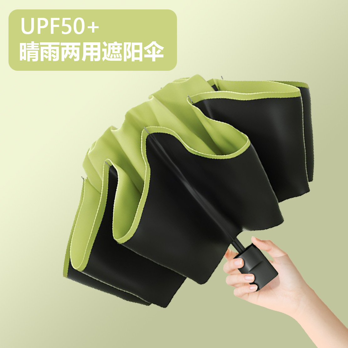 Rain enjoying business simple sombrillas plegables sombrillas de alto rendimiento sombrillas de doble propósito impresa logotipo publicitario sombrillas sombrillas