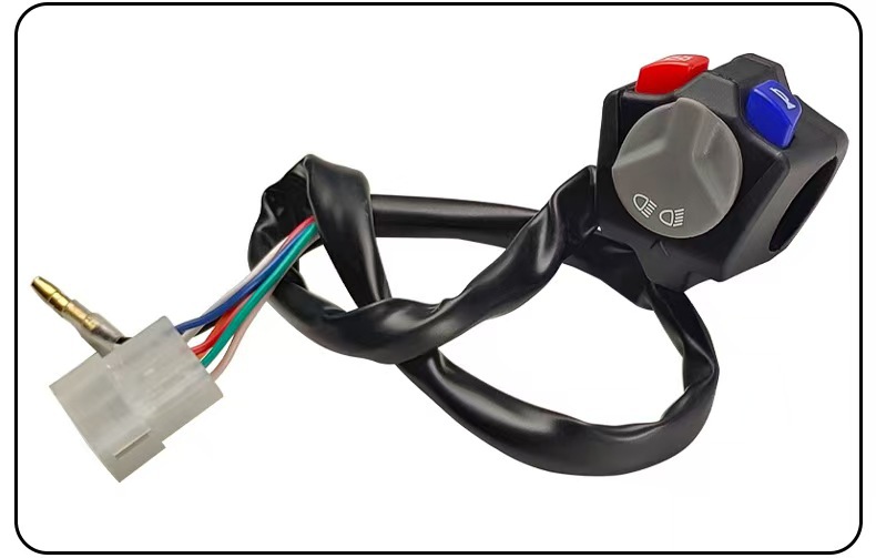 Off-Road Motorcycle Modification Parts Original Switch Suitable for Ktm High/Low Beam Switch Ignition and Shutdown Button