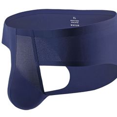 公熊GX17男士三角內褲無痕冰絲低腰通氣網孔