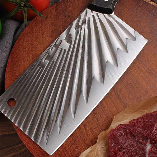 Household kitchen knife stainless steel chopping knife kitchen ladies slice knife solid wood bone chopping knife forged slicing knife Yangjiang knife