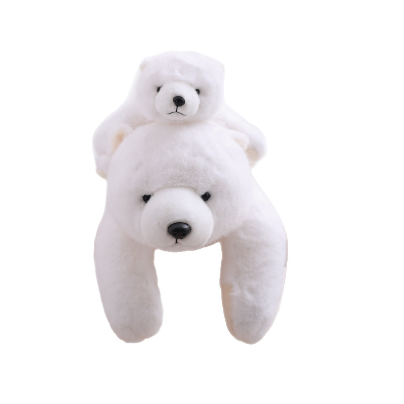 Muñeca de oso polar, almohada, panda, muñeca de peluche, muñeca de tela, muñeca de niña grande, regalo