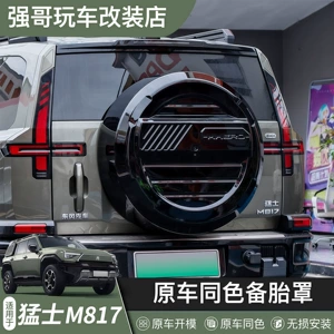 Dongfeng Mengshi M817 orijinal rəngli ehtiyat təkər qapağı, arxa qapı təkər qoruyucusu, ofroudu aksesuarları