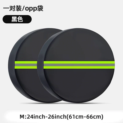 Spare wheel cover – Polyester Taffeta Tire Cover Car - green-reflective-strips-m-size-2-pack-24-26inch61-66cm