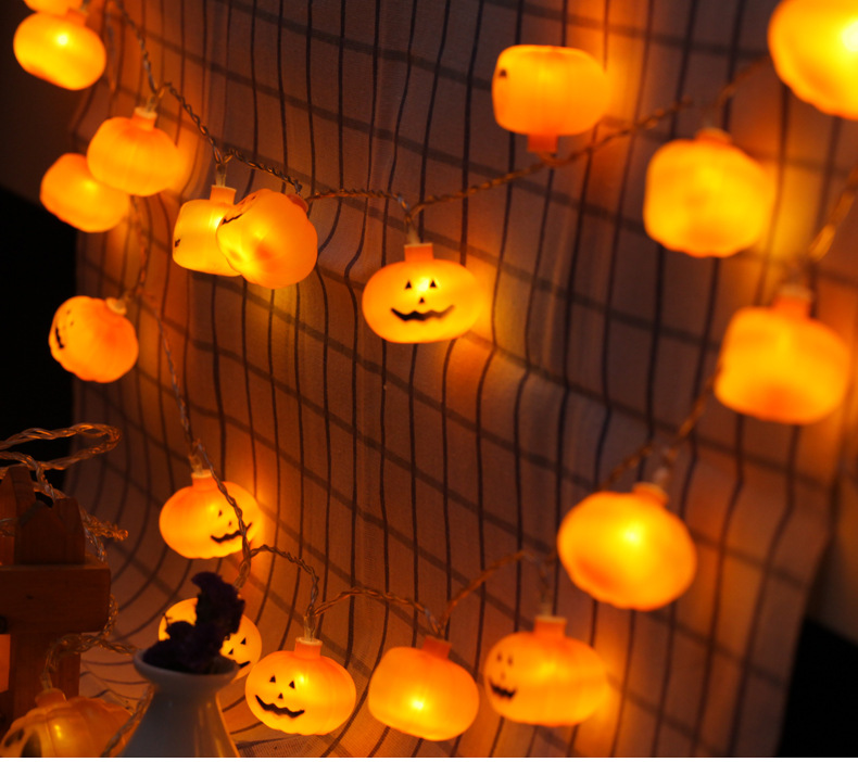 Halloween Cute Pumpkin Plastic Party String Lights display picture 1