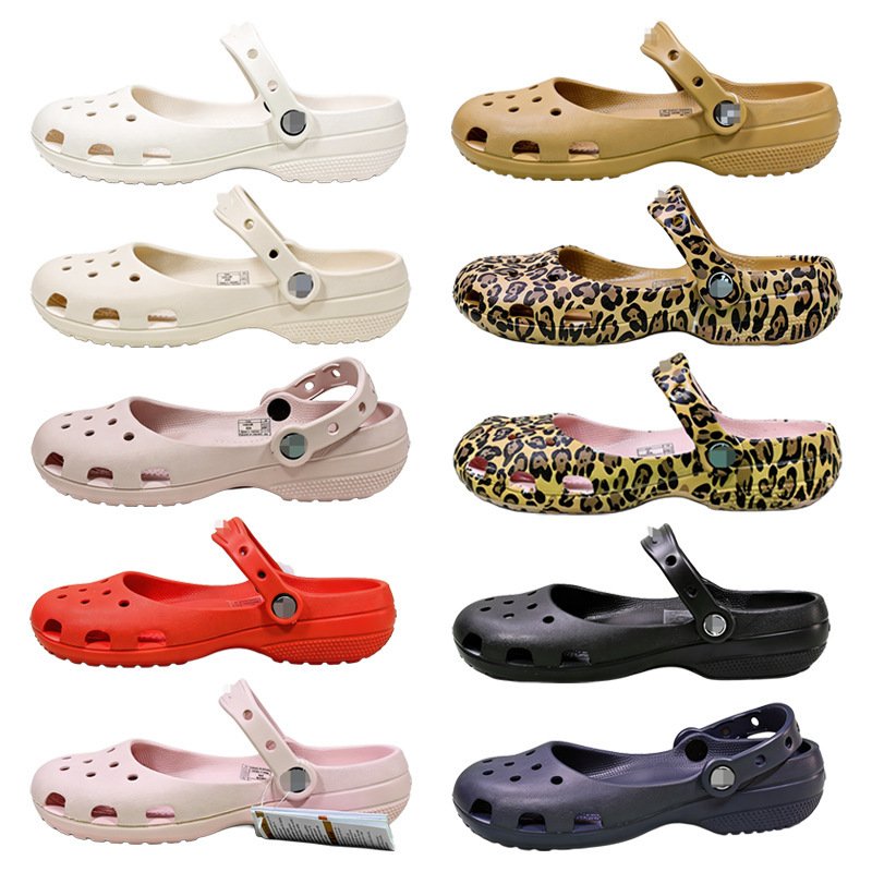 Cros ballet clogs for girls, 2026 summer beach non-slip breathable sandals, foreign trade factory parent-child shoes Cros ballet clogs for girls, 2026 summer beach non-slip breathable sandals, foreign trade factory parent-child shoes