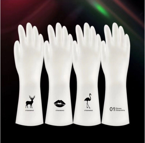 Women's dishwashing gloves waterproof rubber latex thin kitchen durable laundry rubber home cleaning housework