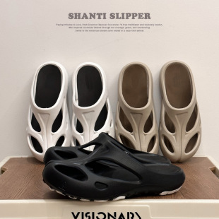 2025 Summer Shanti Outdoor Closed-Toe Slippers Functional Alien Non-Slip Beach River Trekking Clogs for Men and Women