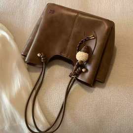 南风Chio2nd 三折叠托特大包包女士秋冬高级质感通勤手提包单肩包