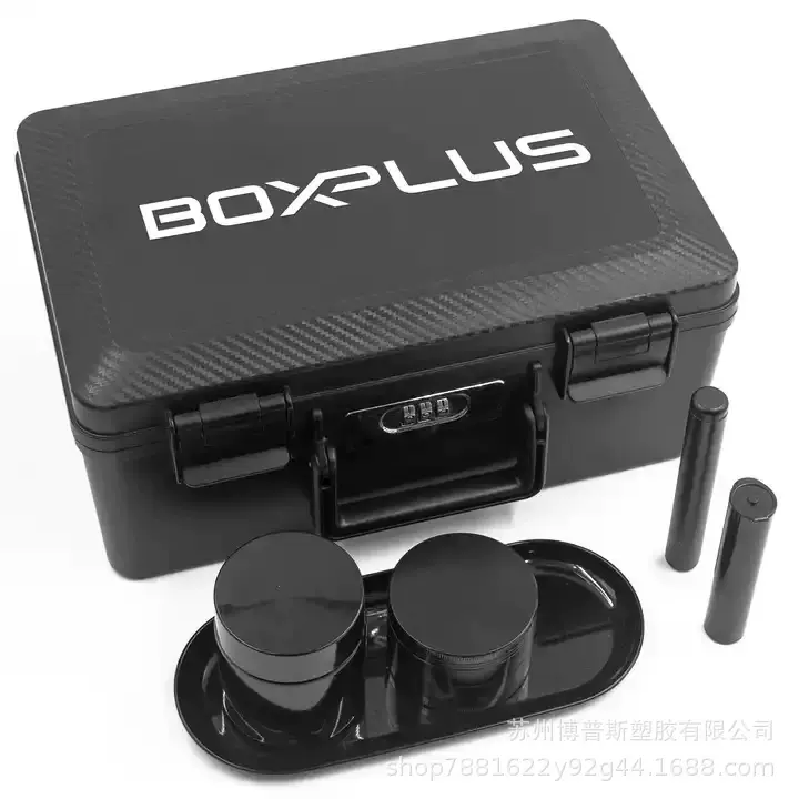 源头工厂批发ABS塑料防水便携烟盒雪茄盒烟具烟杆储物密封防臭盒